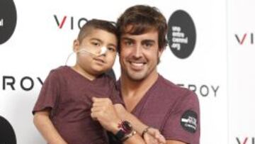 Fernando y Ángel, hoy su compañero de equipo.