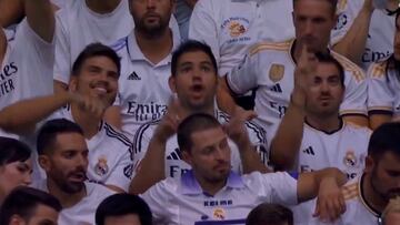 El gesto de un madridista cuando le enfocan las cámaras que se ha viralizado: ha sido el hazmerreír en redes