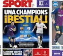 Protagonismo para el sorteo de Champions en las portadas