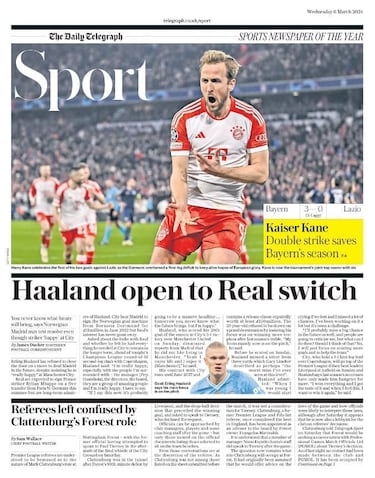 Haaland: temor en Inglaterra con el Madrid