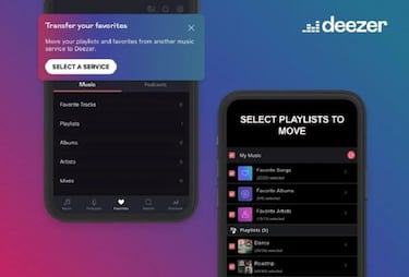 Deezer te deja transferir música mucho más fácil