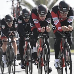 Resumen y resultado de la etapa 1 de la Tirreno-Adriático: Vence el BMC y Froome saca 41" a Landa