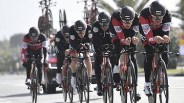Sigue la crono por equipos de la Tirreno-Adriático en As.