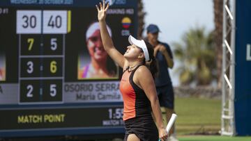 Camila Osorio vence a Sherif y avanza a los cuartos de final