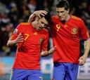 Del Bosque no exige presionar a Fernando Torres y David Villa