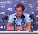 Medvedev se pronuncia: "A veces el tenis no es tan importante, ha sido un día de altibajos"