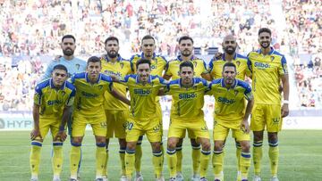 Once inicial del Cádiz CF en el Ciutat de València. Foto de: LaLiga.