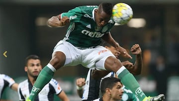 Yerry Mina entra en la historia de Palmeiras tras ser campeón