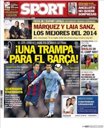 Portadas de la prensa deportiva