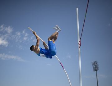 Campeonato de España de Atletismo que se está disputando en el estadio Juan de la Cierva en Getafe.
