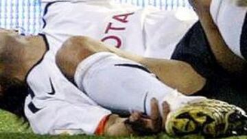 <b>UN MES DE BAJA.</b> El extremo valenciano ha vuelto a lesionarse y tendrá que esperar al menos un mes para volver al terreno de juego.