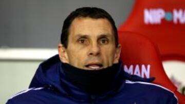 Gustavo Poyet, técnico del Sunderland.