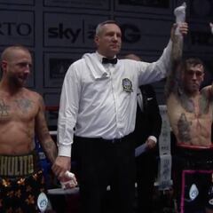 Mauro Forte seca a Aritz Pardal