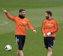 Sergio Ramos y Xabi Alonso se incorporan a los entrenamientos