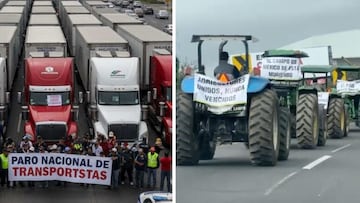 Se registran bloqueos este lunes 24 de noviembre en distintas carreteras y autopistas de México. ¡Checa la lista completa!