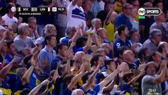 La Bombonera en pie: así fue la vuelta de Nahitán Nández