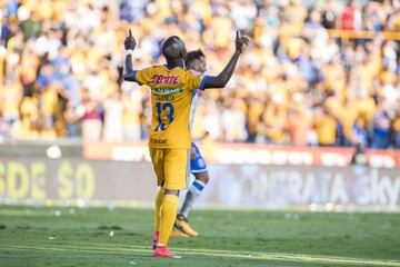 El ecuatoriano lidera con cinco goles a los Tigres.