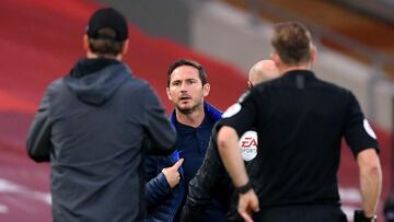Chelsea boss Lampard apologises for language in Liverpool row