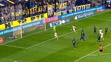 La increíble ocasión de gol que Parot desperdició ante Boca