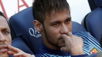 INQUIETUD. Su suplencia ante Osasuna no sentó bien al brasileño.