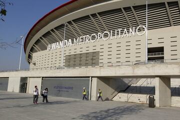 The Wanda Metropolitano is still being worked on...