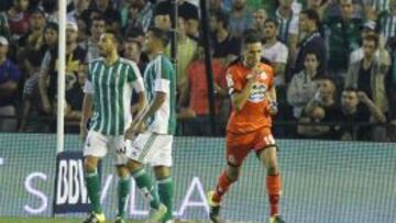 Fayçal Fajr, autor del 1-2 en el Villamarín.