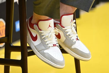 Presentación de Doncic con Los Angeles Lakers.