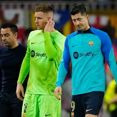 Ter Stegen y Lewandowski, a un paso de la gloria...o el fiasco