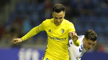 Álvaro García con el Cádiz.