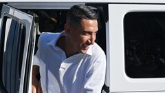 Ángel Di Maria se lleva ovaciones en su llegada a Turín