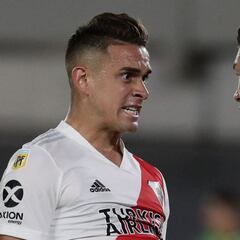 Rafael Santos Borré es duda para el partido frente a Racing