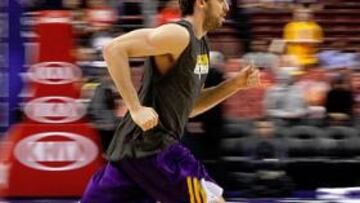 Gasol podría volver esta noche ante Charlotte Bobcats