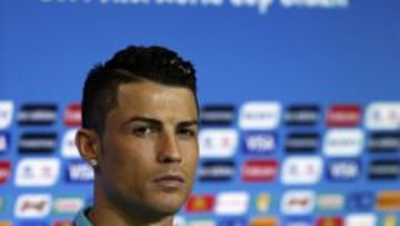Cristiano, en rueda de prensa.