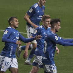 El Oviedo respira tras una remontada