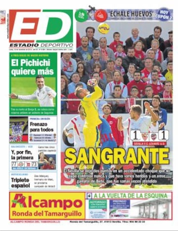 Portadas de la prensa deportiva