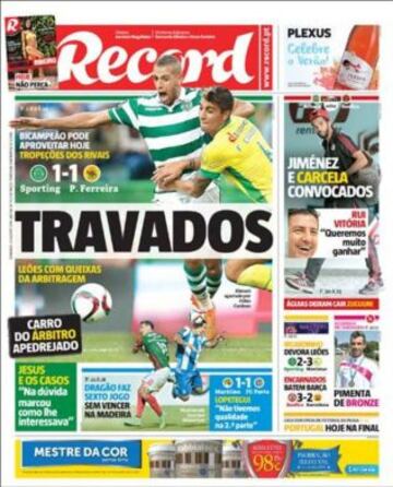 Portadas de la prensa deportiva