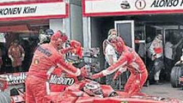 <b>REVUELTOS. </b>Ferrari y McLaren, habitualmente juntos en los circuitos, ahora están revueltos.