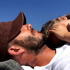 David Beckham enternece a Instagram junto a su hija