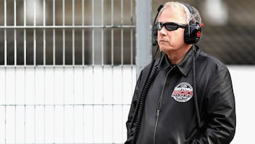 MONTMELO, SPAIN - FEBRUARY 28:  Haas F1 Founder and Chairman Gene Haas watches the action from the pit wall during day two of Formula One winter testing at Circuit de Catalunya on February 28, 2017 in Montmelo, Spain.  (Photo by Mark Thompson/Getty Images)