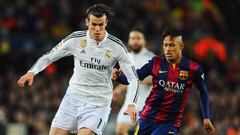 Bale y Neymar, durante un Real Madrid - Barcelona.