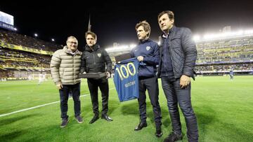 100 partidos de los Mellizos Barros Schelotto en Boca