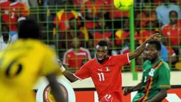 <b>NO PUDO SER. </b>Balboa, con el dorsal 11 en el pecho, lo intentó pero no tuvo demasiada fortuna.