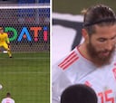 ¡Y Ramos falló dos penaltis! El segundo lo tiró a lo Panenka y el resultado fue terrible