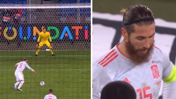 ¡Y Ramos falló dos penales! Uno de ellos a lo Panenka