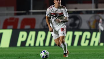 James Rodríguez jugó 63 minutos con Sao Paulo ante Vasco da Gama.