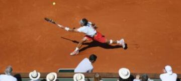 Las mejores imágenes de las semifinales Djokovic-Nadal y Ferrer-Tsonga