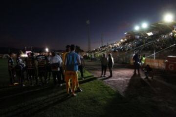 La suspensión por corte de luz.