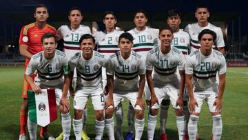 Selecci&oacute;n Mexicana Sub 17 en el premundial.