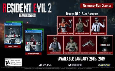 Resident Evil 2 Remake: carátula reversible y trajes en su Deluxe Edition