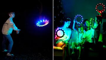El aro con luz LED de colores que triunfa en Amazon.